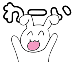 Tai noi - The white rabbit (JP) sticker #13622091