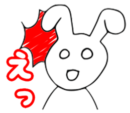 Tai noi - The white rabbit (JP) sticker #13622112