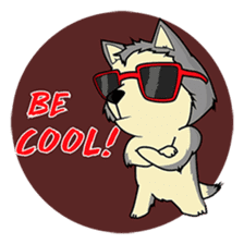 HUSKy Cuteness - Huskies emoji stickers sticker #13622334