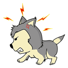 HUSKy Cuteness - Huskies emoji stickers sticker #13622338