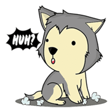 HUSKy Cuteness - Huskies emoji stickers sticker #13622340