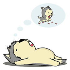 HUSKy Cuteness - Huskies emoji stickers sticker #13622341