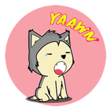 HUSKy Cuteness - Huskies emoji stickers sticker #13622344