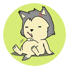 HUSKy Cuteness - Huskies emoji stickers sticker #13622347