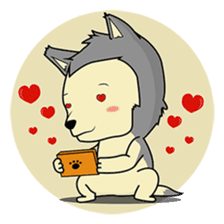 HUSKy Cuteness - Huskies emoji stickers sticker #13622348