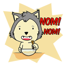 HUSKy Cuteness - Huskies emoji stickers sticker #13622350