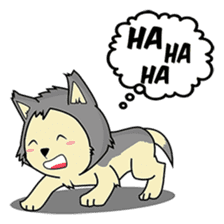 HUSKy Cuteness - Huskies emoji stickers sticker #13622351