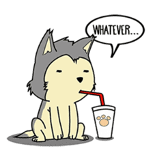 HUSKy Cuteness - Huskies emoji stickers sticker #13622359
