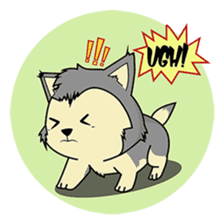 HUSKy Cuteness - Huskies emoji stickers sticker #13622361