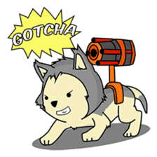 HUSKy Cuteness - Huskies emoji stickers sticker #13622362