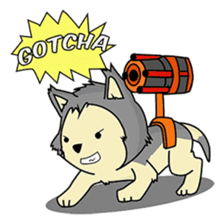 HUSKy Cuteness - Huskies emoji stickers sticker #13622362