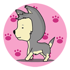 HUSKy Cuteness - Huskies emoji stickers sticker #13622367