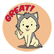 HUSKy Cuteness - Huskies emoji stickers sticker #13622371