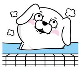 Barking for the time being sticker #13622817