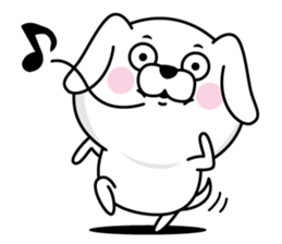 Barking for the time being sticker #13622821