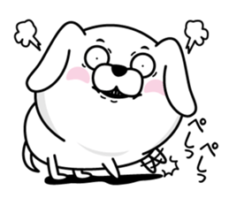 Barking for the time being sticker #13622825