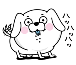 Barking for the time being sticker #13622826