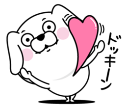 Barking for the time being sticker #13622827