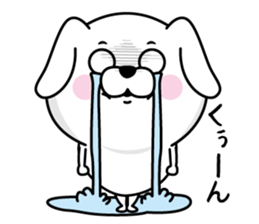 Barking for the time being sticker #13622828