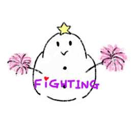 LOVE STAR SNOWMAN sticker #13623870