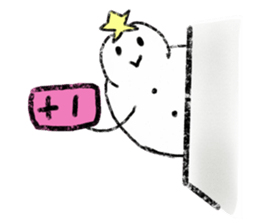 LOVE STAR SNOWMAN sticker #13623878
