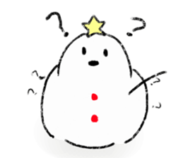 LOVE STAR SNOWMAN sticker #13623882