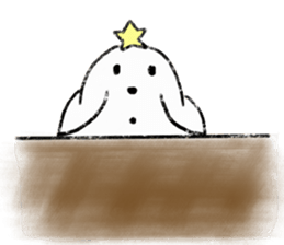 LOVE STAR SNOWMAN sticker #13623883