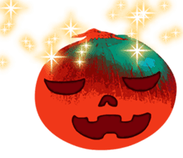 Lovely Halloween ~Cute Onion~ English sticker #13624270