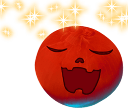 Lovely Halloween ~Cute Onion~ English sticker #13624273