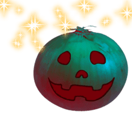 Lovely Halloween ~Cute Onion~ English sticker #13624275