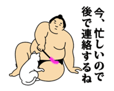 A cute Sumo wrestler animation 2 sticker #13624619