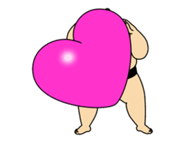 A cute Sumo wrestler animation 2 sticker #13624624