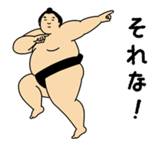 A cute Sumo wrestler animation 2 sticker #13624627