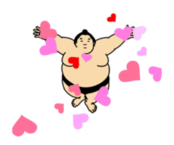 A cute Sumo wrestler animation 2 sticker #13624630