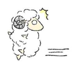 Lamb's daily life sticker #13625047