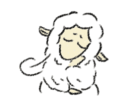 Lamb's daily life sticker #13625051