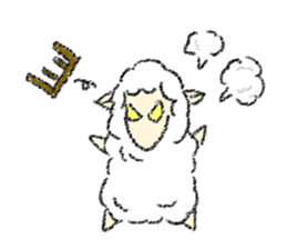 Lamb's daily life sticker #13625055