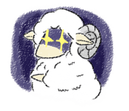 Lamb's daily life sticker #13625056