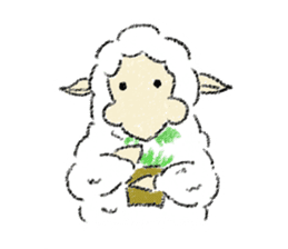 Lamb's daily life sticker #13625064