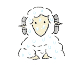 Lamb's daily life sticker #13625065