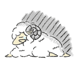 Lamb's daily life sticker #13625068
