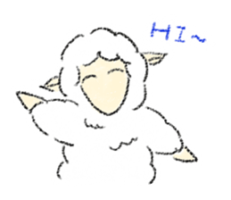 Lamb's daily life sticker #13625070