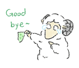 Lamb's daily life sticker #13625071