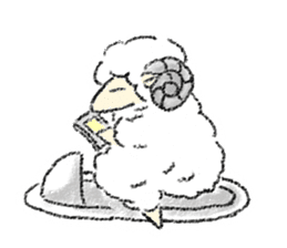Lamb's daily life sticker #13625075