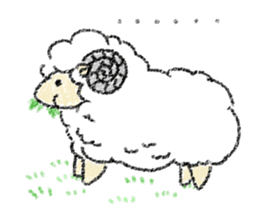 Lamb's daily life sticker #13625077