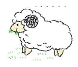 Lamb's daily life sticker #13625077
