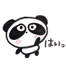 Pretty panda P-chan2 sticker #13625535