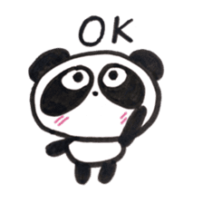 Pretty panda P-chan2 sticker #13625536