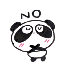 Pretty panda P-chan2 sticker #13625537