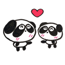 Pretty panda P-chan2 sticker #13625541